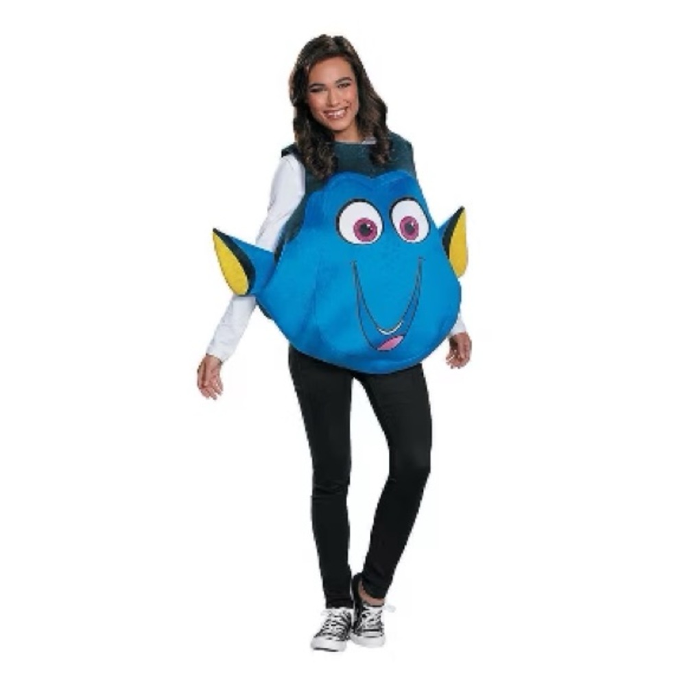 DISNEY Pixar Finding Nemo Dory Adult Unisex Fish Disney Movie Costume Size OS
